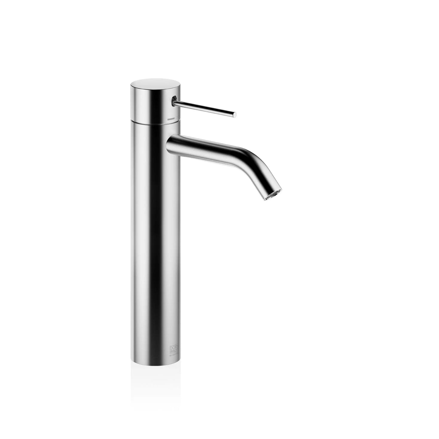 META Single-lever basin mixer with raised base without pop-up waste