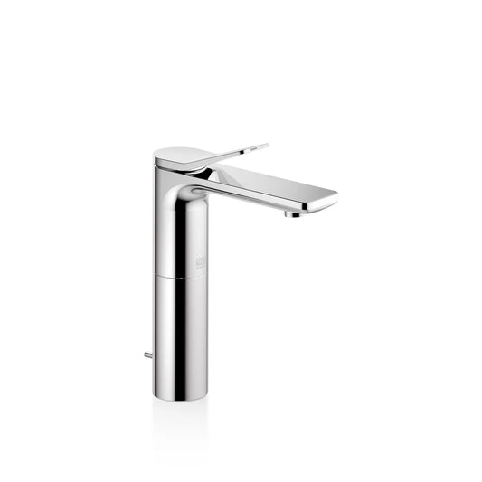 LISSÉ Single-lever basin mixer with raised base with pop-up waste