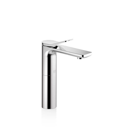 LISSÉ Single-lever basin mixer with raised base without pop-up waste