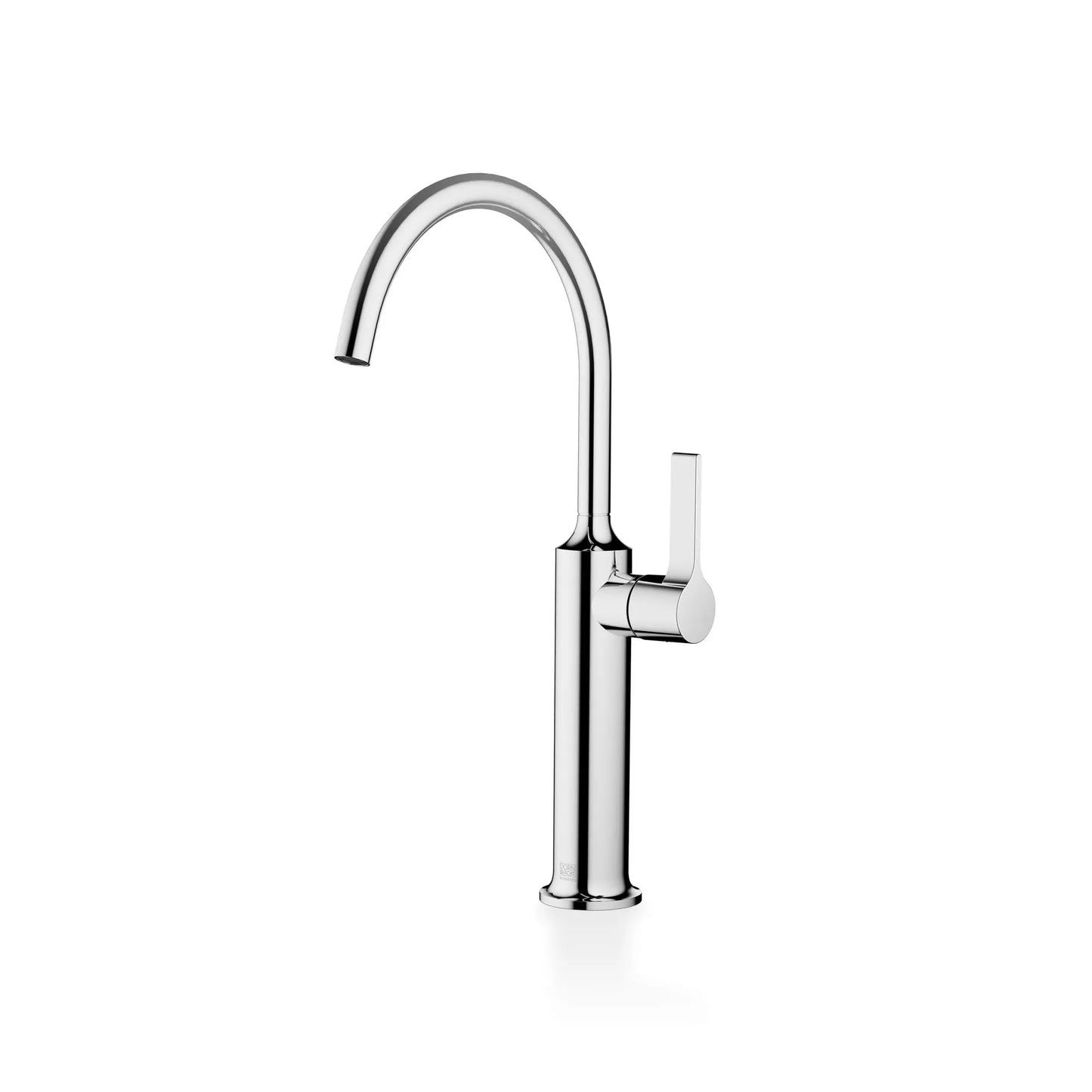 VAIA Single-lever basin mixer with raised base without pop-up waste