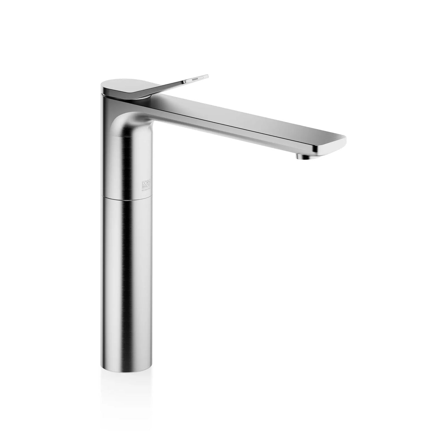 LISSÉ Single-lever basin mixer with raised base without pop-up wast