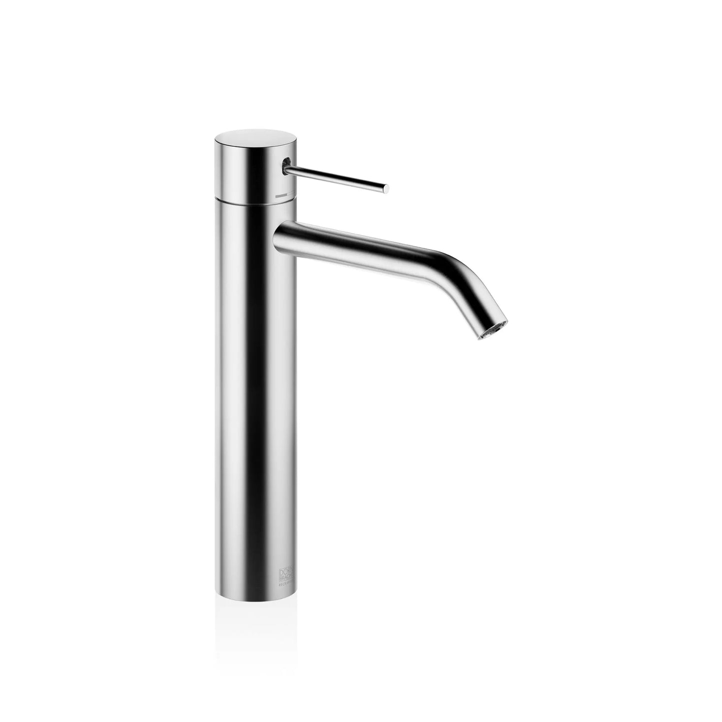 META SLIM Single-lever basin mixer with raised base without pop-up waste